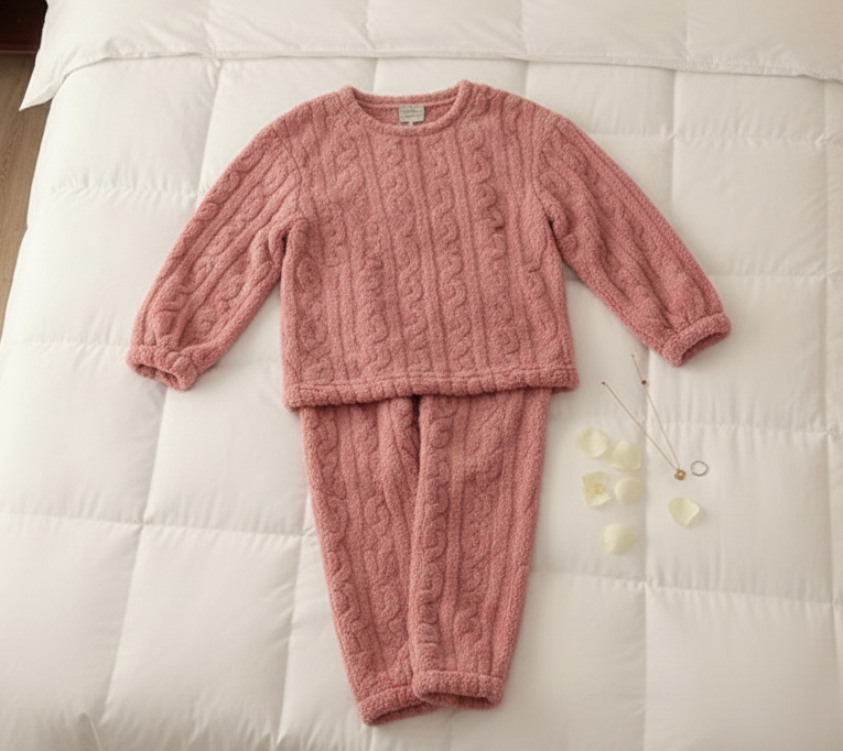 AURA LANE | CONJUNTO PIJAMA FORRO POLAR MUJER