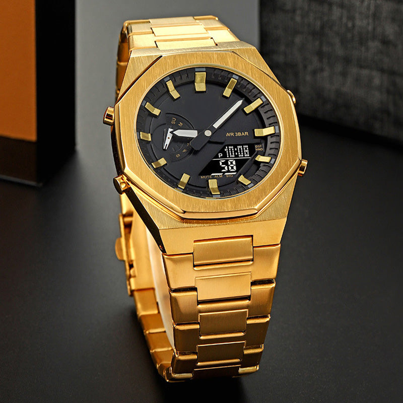 AURA LANE | RELOJ DE CUARZO DE NEGOCIOS ELEGANTE & MULTIFUNCIONAL PARA HOMBRE