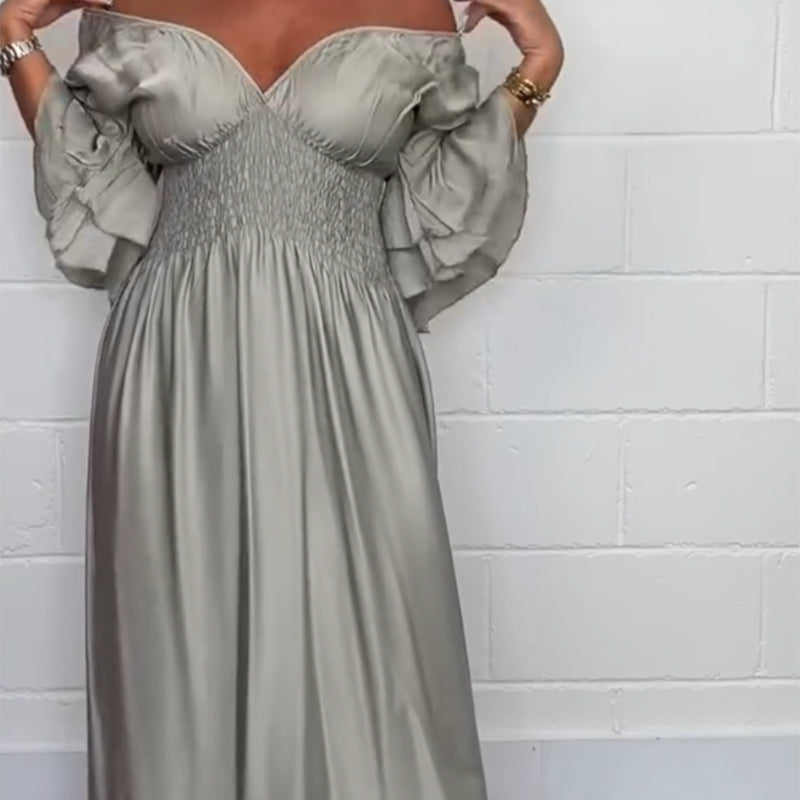 AURA LANE | VESTIDO ESCOTADO ELEGANTE ESPECIAL MUJER