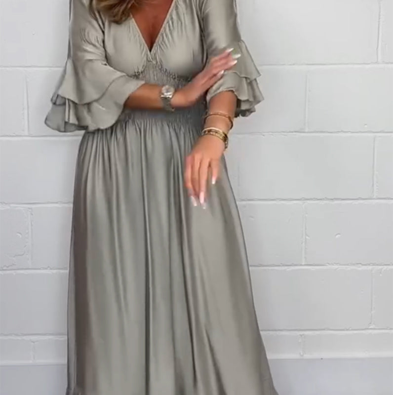 AURA LANE | VESTIDO ESCOTADO ELEGANTE ESPECIAL MUJER