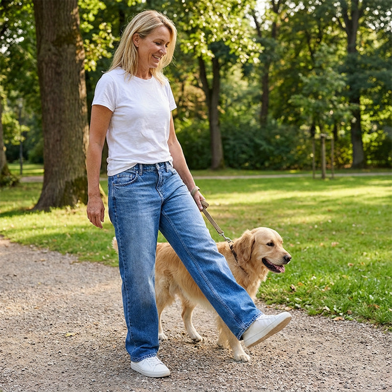 AURA LANE | JEANS MUJER CAMPANA CASUAL